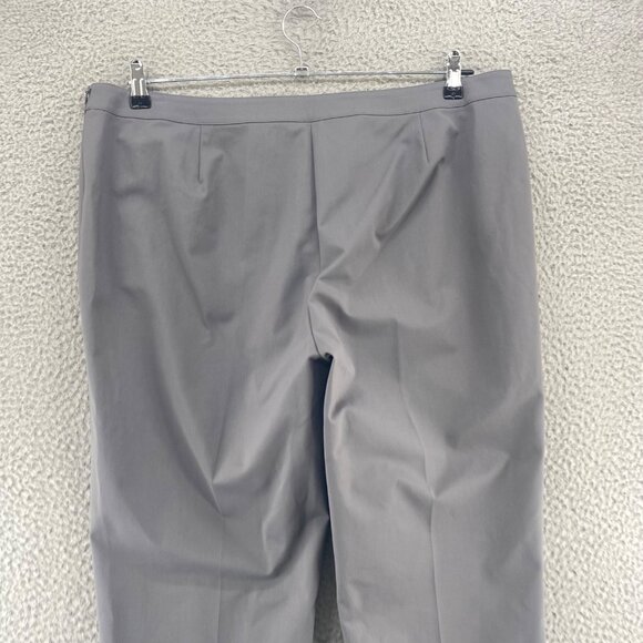 Lafayette 148 New York Pants Womens 16 Bleecker Gray Tapered Office Career NWT - Picture 4 of 12